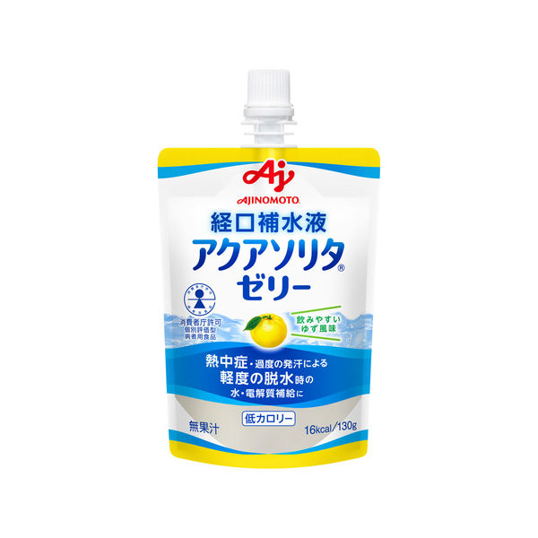 味の素 アクアソリタゼリーYZ 130g アクアソリタゼリーユズ 12袋