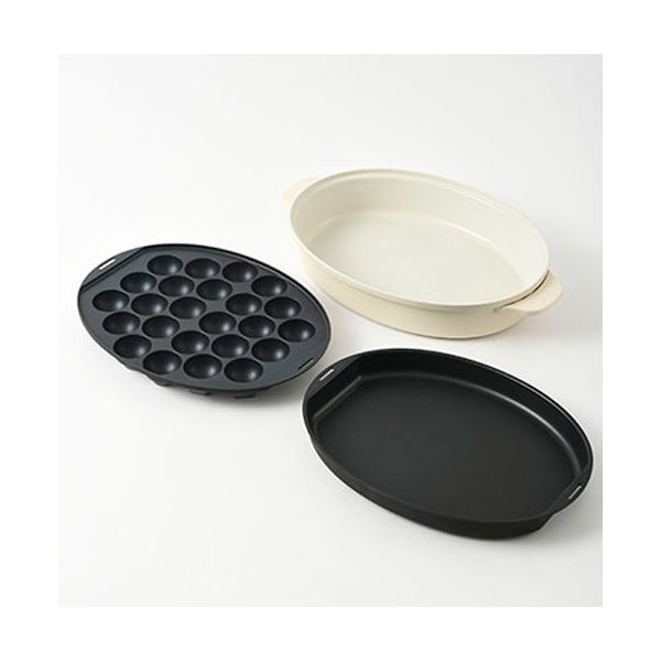 BRUNO オーバルホットプレート(グレージュ) BOE053-GRG 1台 - アスクル