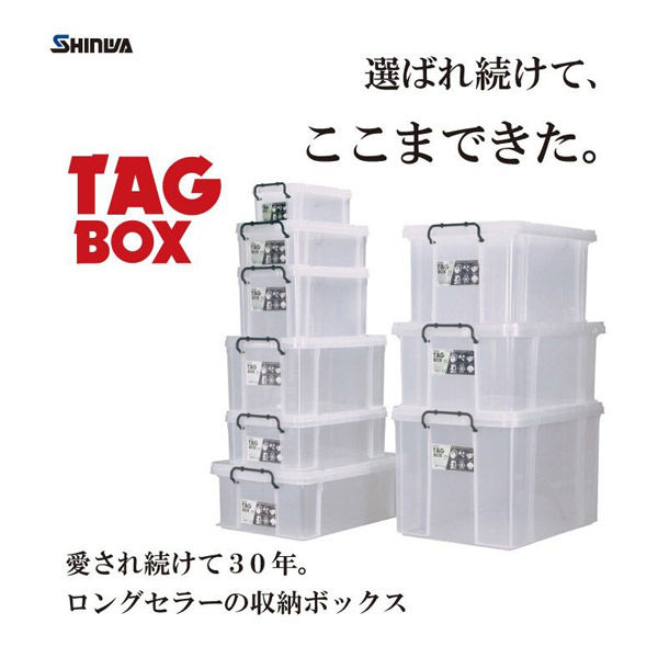 伸和 収納ケースTAGBOXナチュラル＃03 1セット（12個入）（直送品