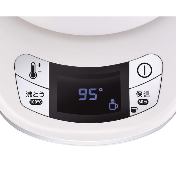 T-fal アプレシア エージー・プラス コントロール パールホワイト 0.8L