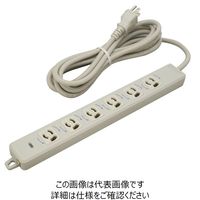 明工社 横形OA抜止接地タップ6個口 MR7906TJ3WR 1個（直送品） - アスクル