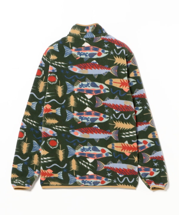 BEAMS BEAMS / Lightweight Synchilla Snap-T Pullover（束腰羊毛外套