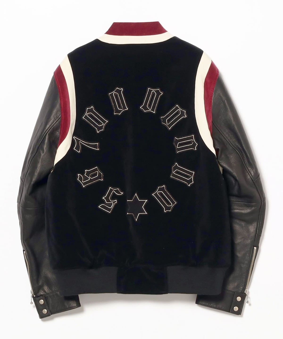 BEAMS（ビームス）△blackmeans / Stadium Jacket Black（ブルゾン