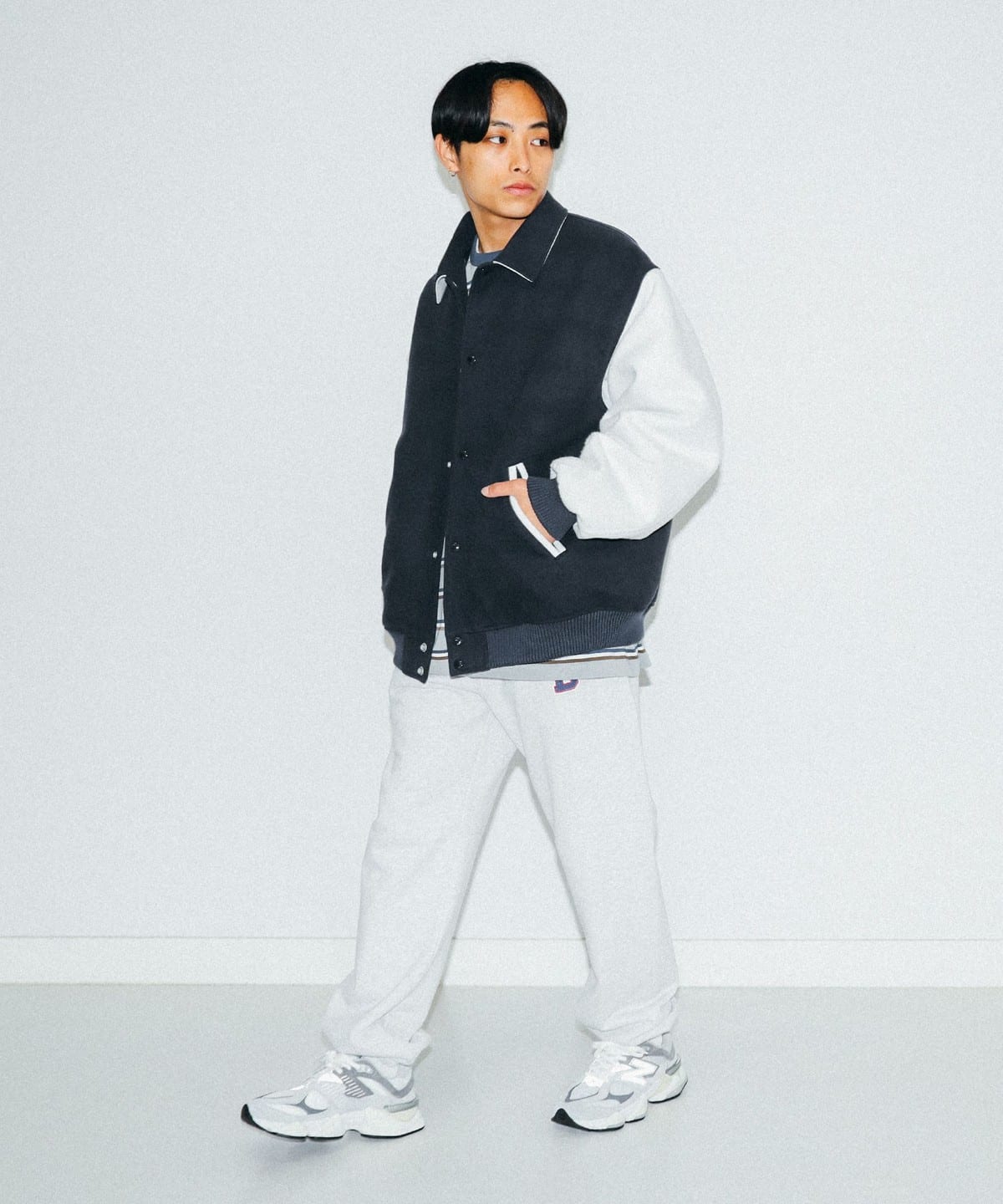 BEAMS（ビームス）フリース スタジアム コーチジャケット（ブルゾン