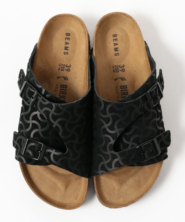BEAMS（ビームス）【別注】BIRKENSTOCK / Zurich BONE PATTERN BLACK