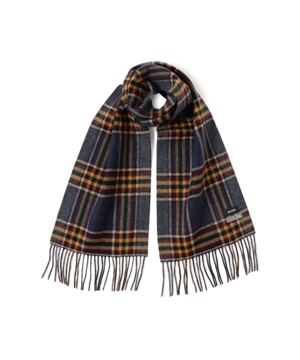 BEAMS（ビームス）グラデーション チェック マフラー（ファッション