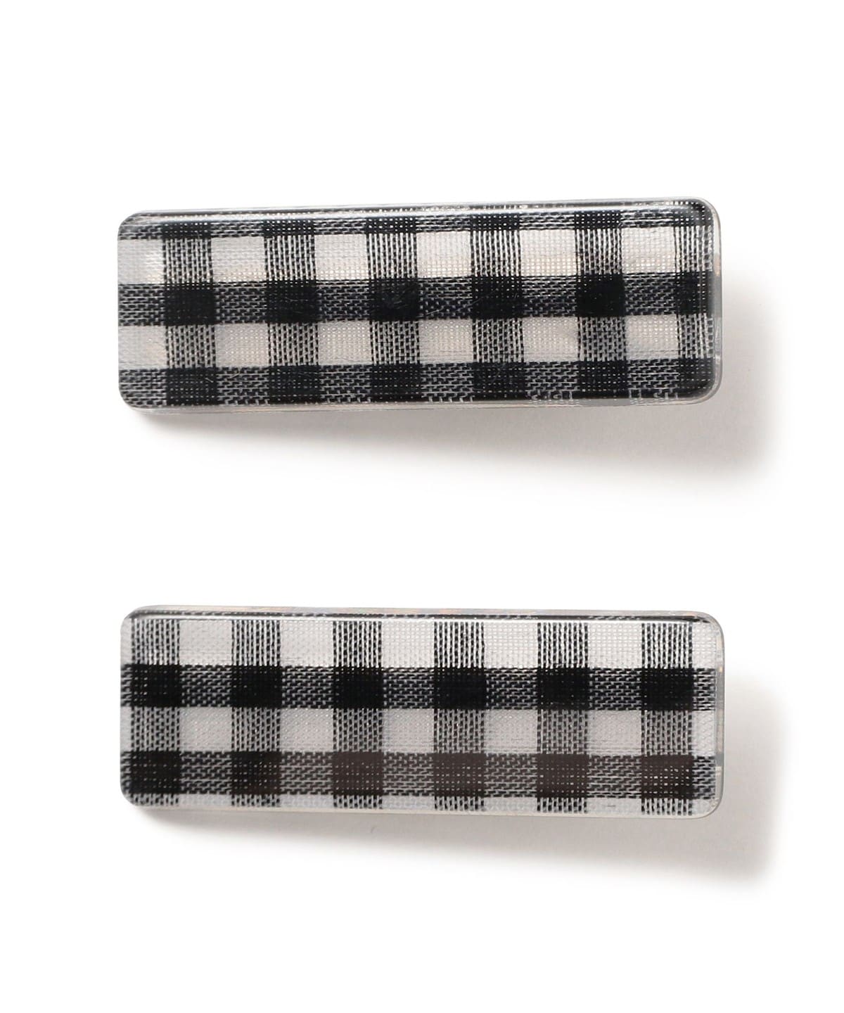 BEAMS BOY（ビームス ボーイ）ギンガムチェック ヘアピン 2セット