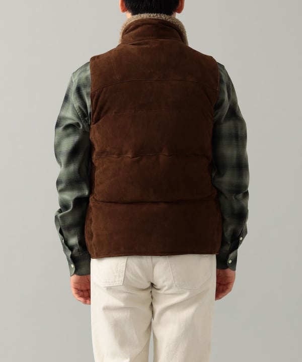 BEAMS F BEAMS / Mouton down CINQUANTA (blouson down vest) mail