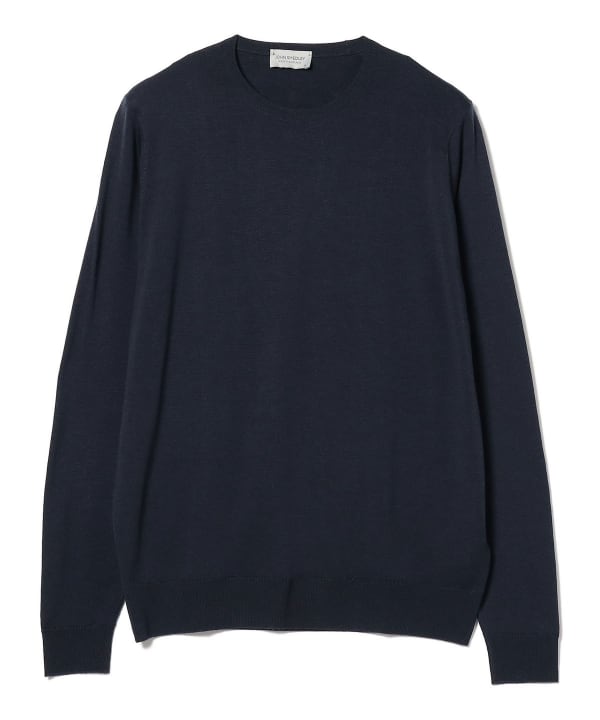 BEAMS F（ビームスF）JOHN SMEDLEY / SCANLAN 30ゲージ クルーネック