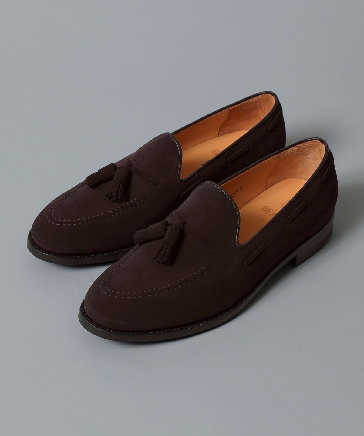 BEAMS F（ビームスF）スエード タッセルローファー（シューズ