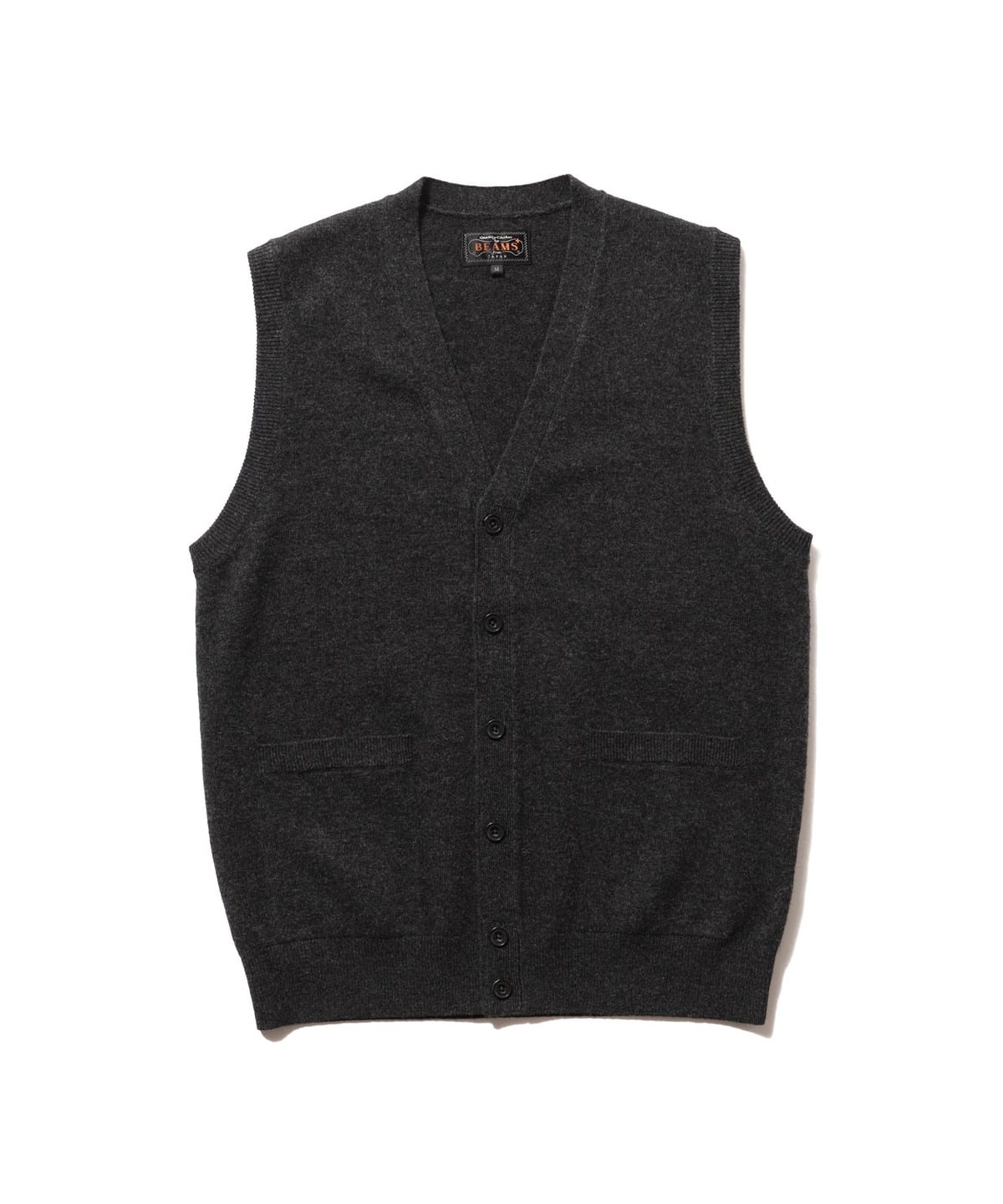 BEAMS PLUS（ビームス プラス）Button Knit Vest Solid（トップス