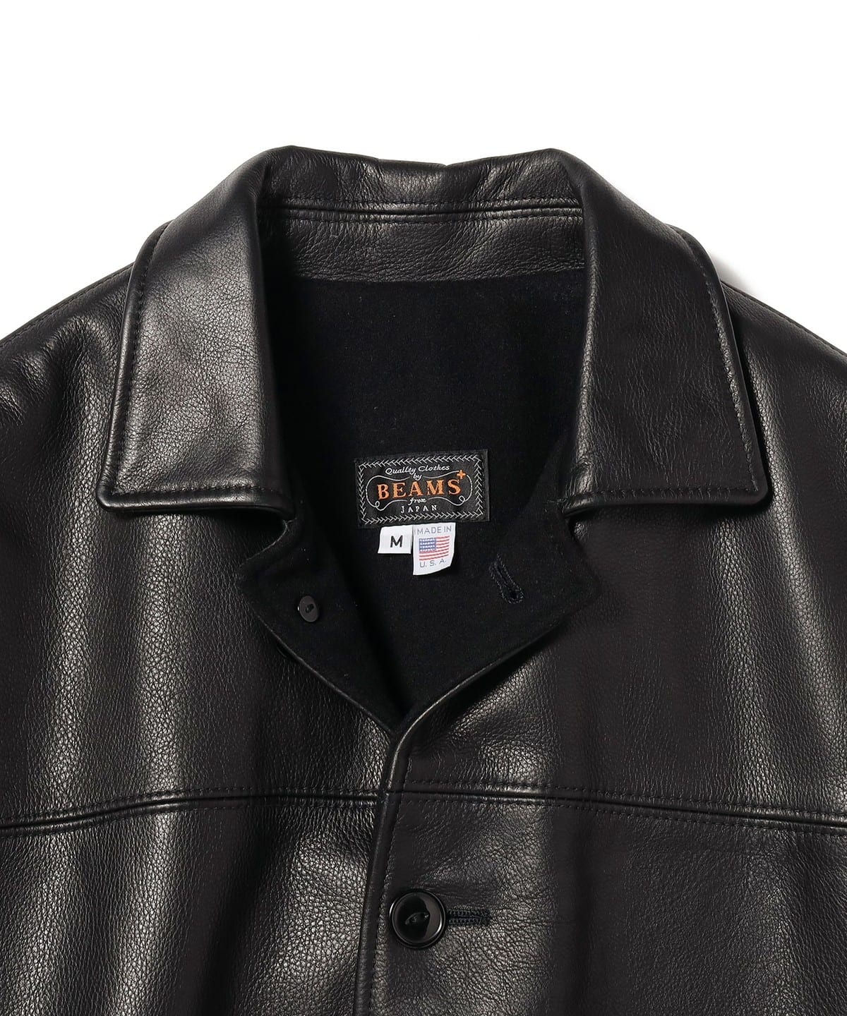 BEAMS PLUS（ビームス プラス）Car Coat Leather（ブルゾン レザー