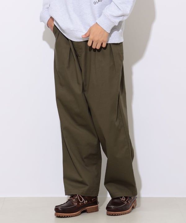 BEAMS HEART（ビームス ハート）2タック ワイド チノ パンツ（パンツ