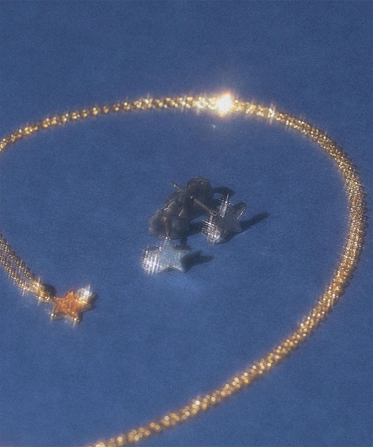 Ray BEAMS（レイ ビームス）プチ エポ ラメ スター ネックレス