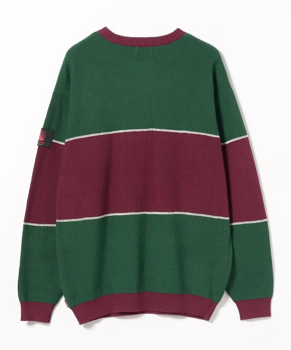 BEAMS T（ビームスT）HELLRAZOR / BIG STRIPE CREW KNIT（トップス
