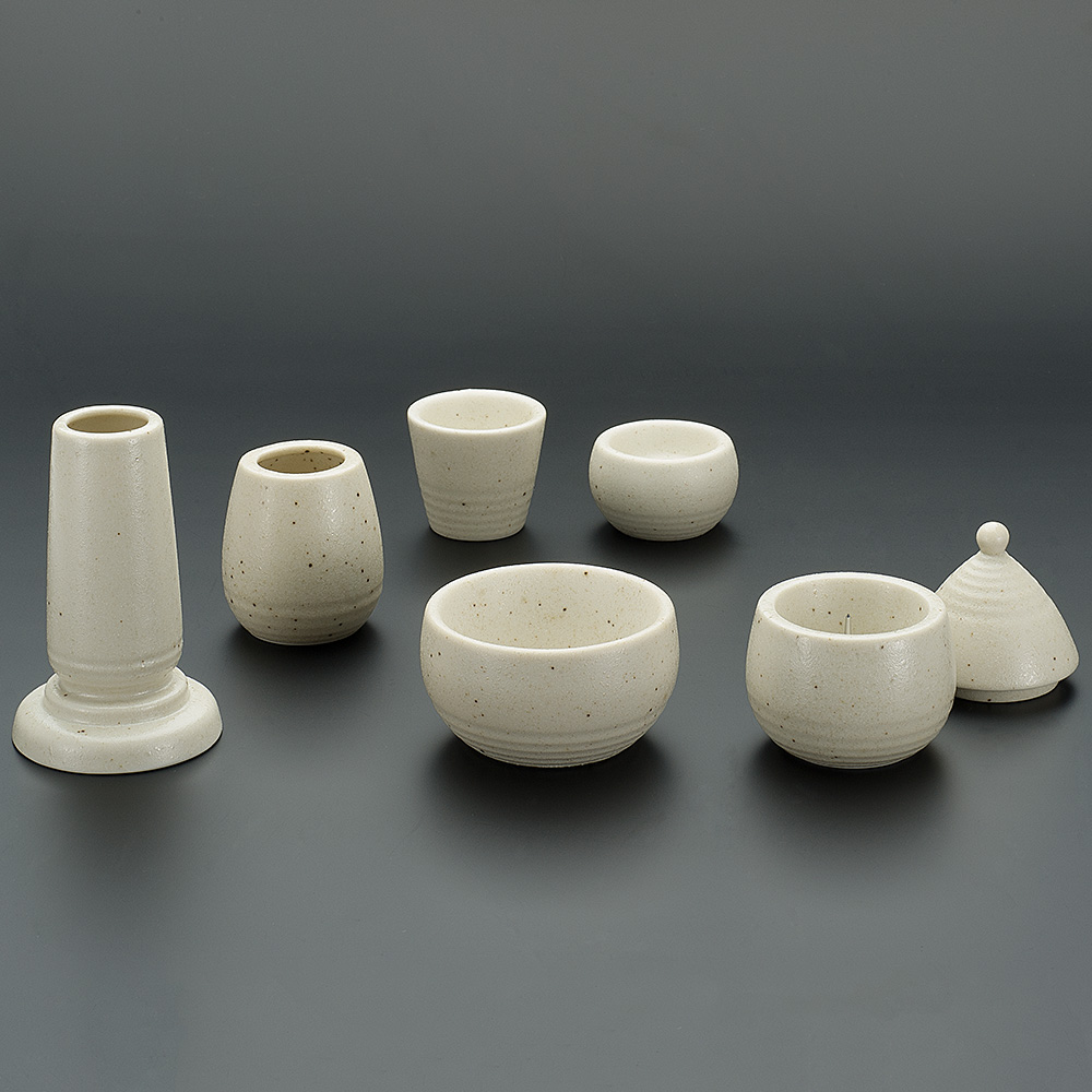 モダン仏具 白みかげ 6点セット 3寸 | 仏壇・仏具 滝田商店