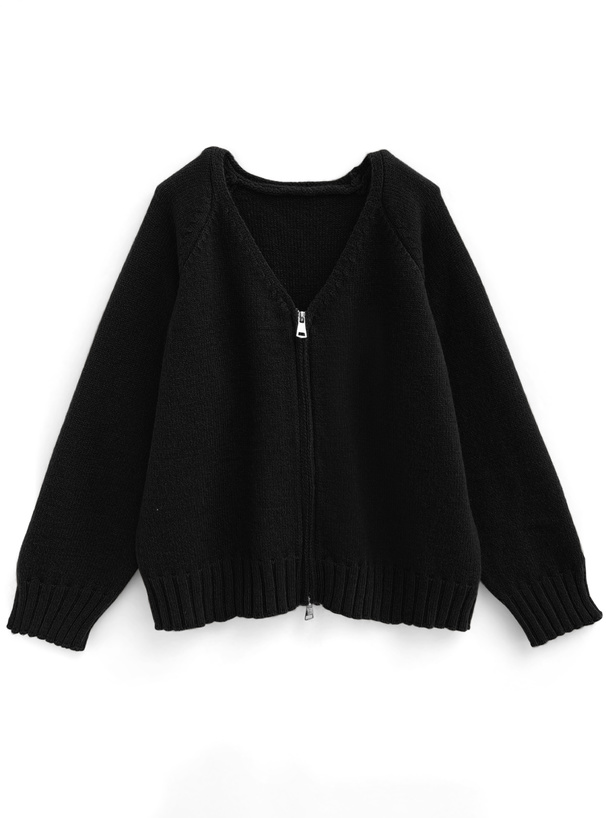 ダブルジップニットカーディガン[ac2515] | レディースファッション