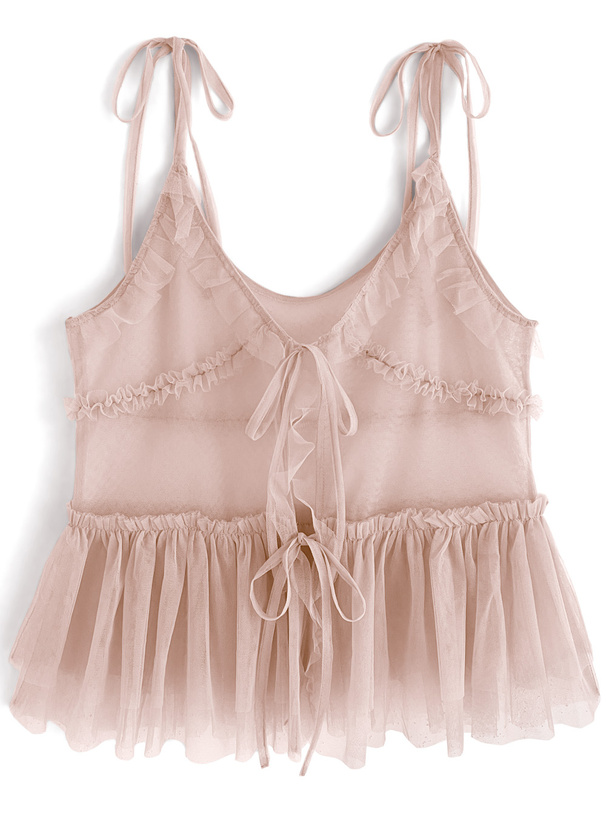 チュールフリルペプラムビスチェ[pp147] | レディースファッション通販