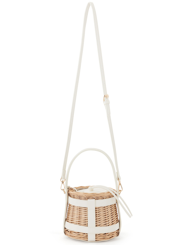 2Wayレザーコンビラタンかごバッグ[tr878] | レディースファッション