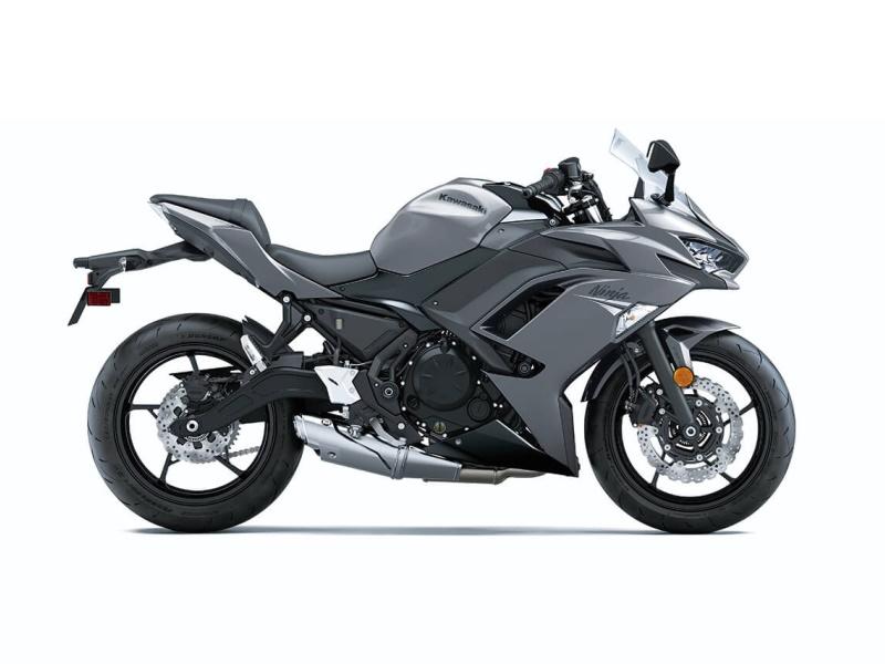 2021 Kawasaki Ninja® 650 Metallic Graphite Gray/Metallic Spark