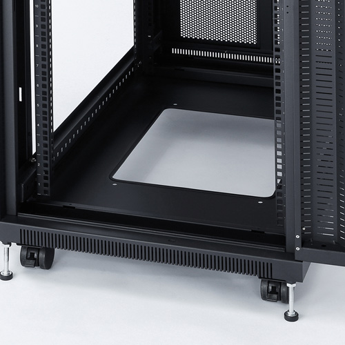 サーバーラック｜19インチマウント・24U・ハーフ・メッシュ扉・即納