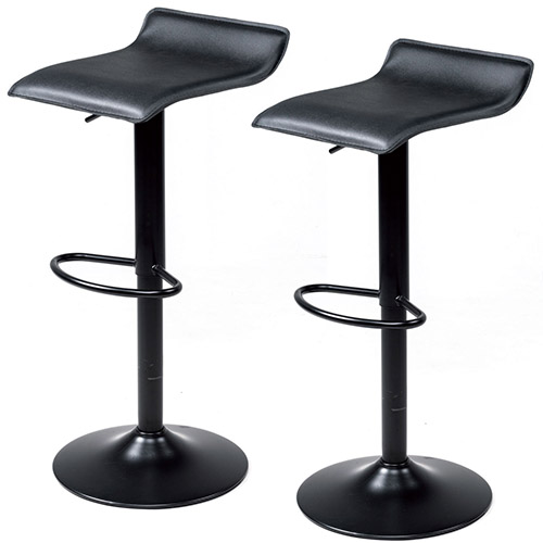 カウンターチェア（2脚セット・スツール・ハイ・バー・足置き・昇降式