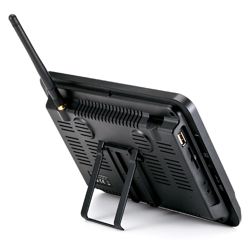 防犯カメラ＆モニターセット（ワイヤレス・2台カメラセット・SDカード