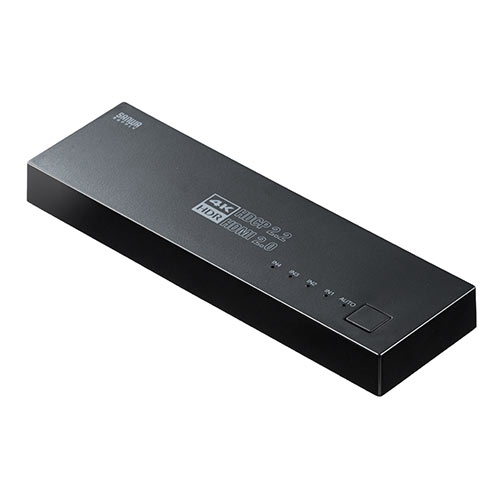 HDMI切替器（4入力1出力・4K/60Hz・HDR・HDCP2.2・自動切替・手動切替