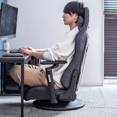 ゲーミングチェア（ゲーミング座椅子・回転座椅子・135°リクライニング