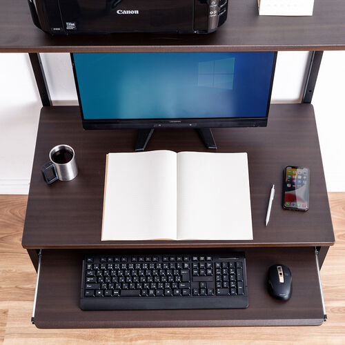 ローデスク（座デスク・パソコンデスク・高さ可変・スリム・幅850mm