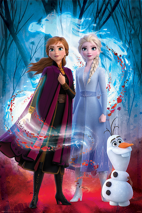 Poster Frozen 2 - Guiding Spirit | Wall Art | 3+1 FREE | Abposters.com
