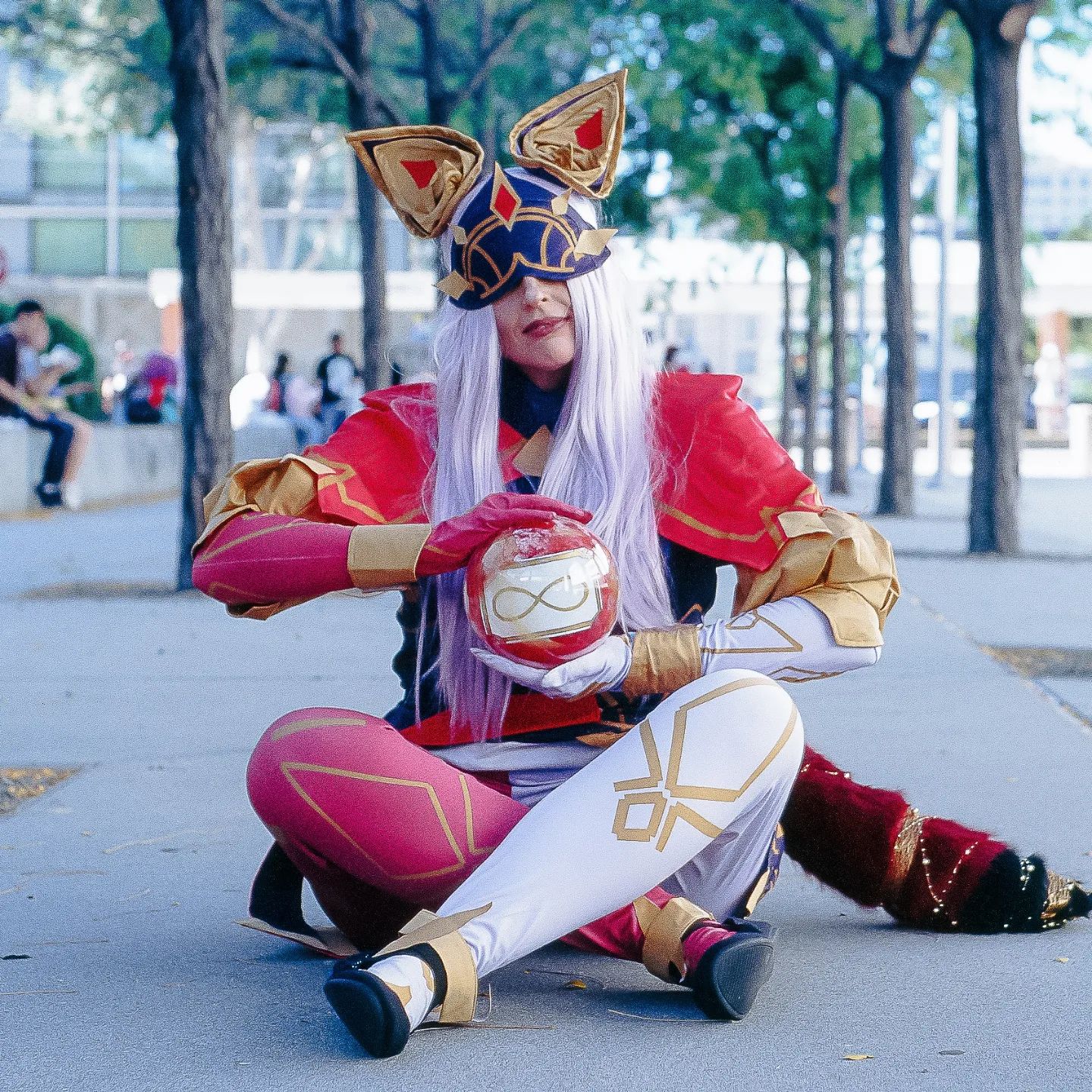 League of Legends Arcana Ahri Cosplay Costume