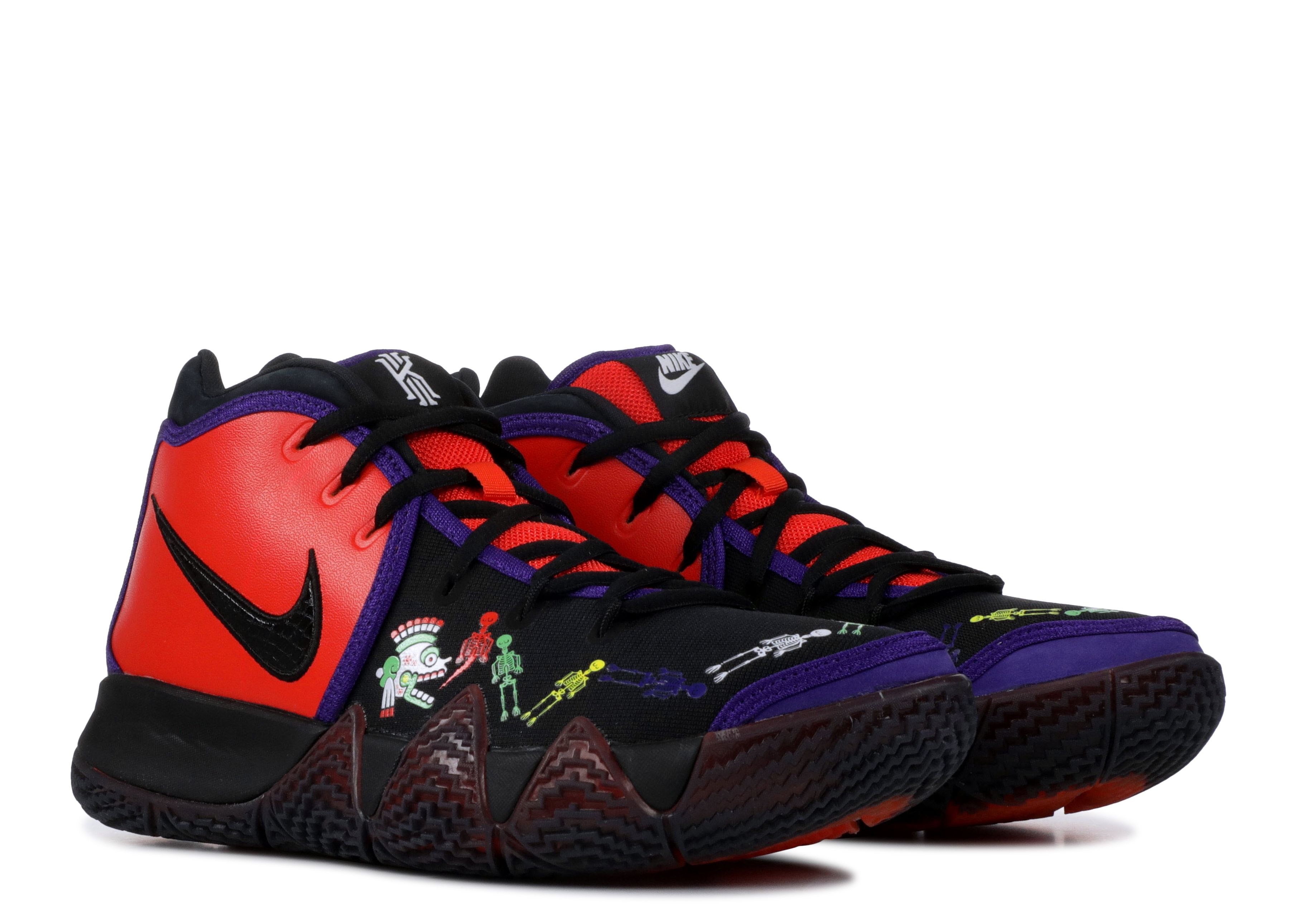 Kyrie 4 PE 'Day Of The Dead' - Nike - CI0278 800 - team orange