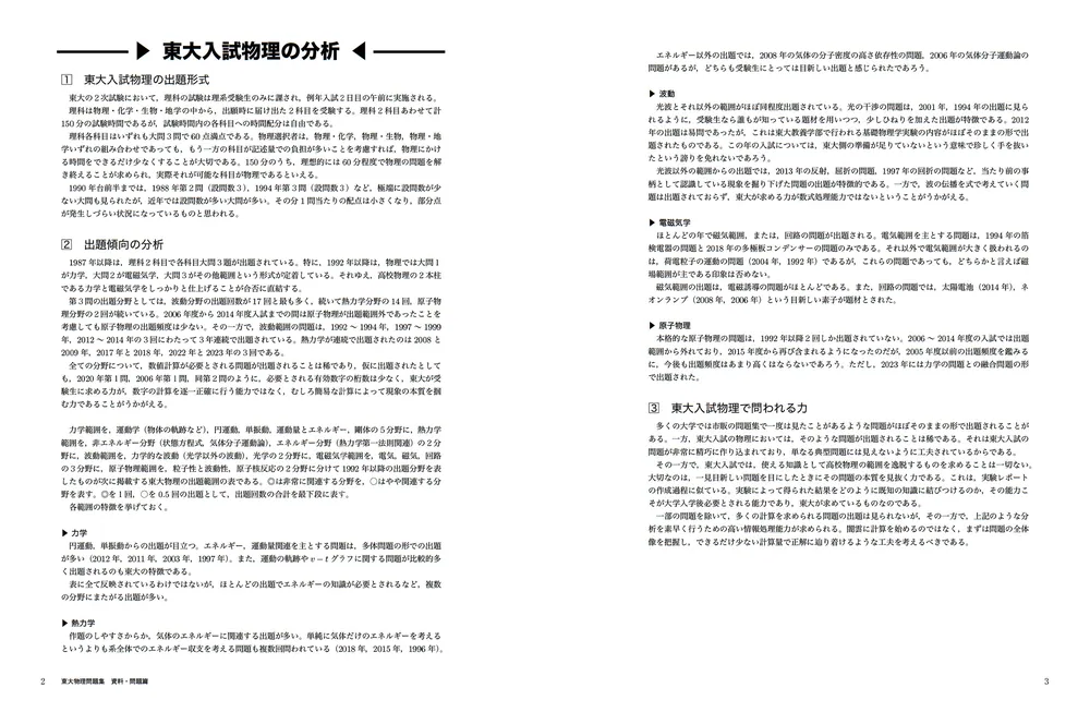 2025年度用 鉄緑会東大物理問題集 資料・問題篇／解答篇 2015-2024」鉄