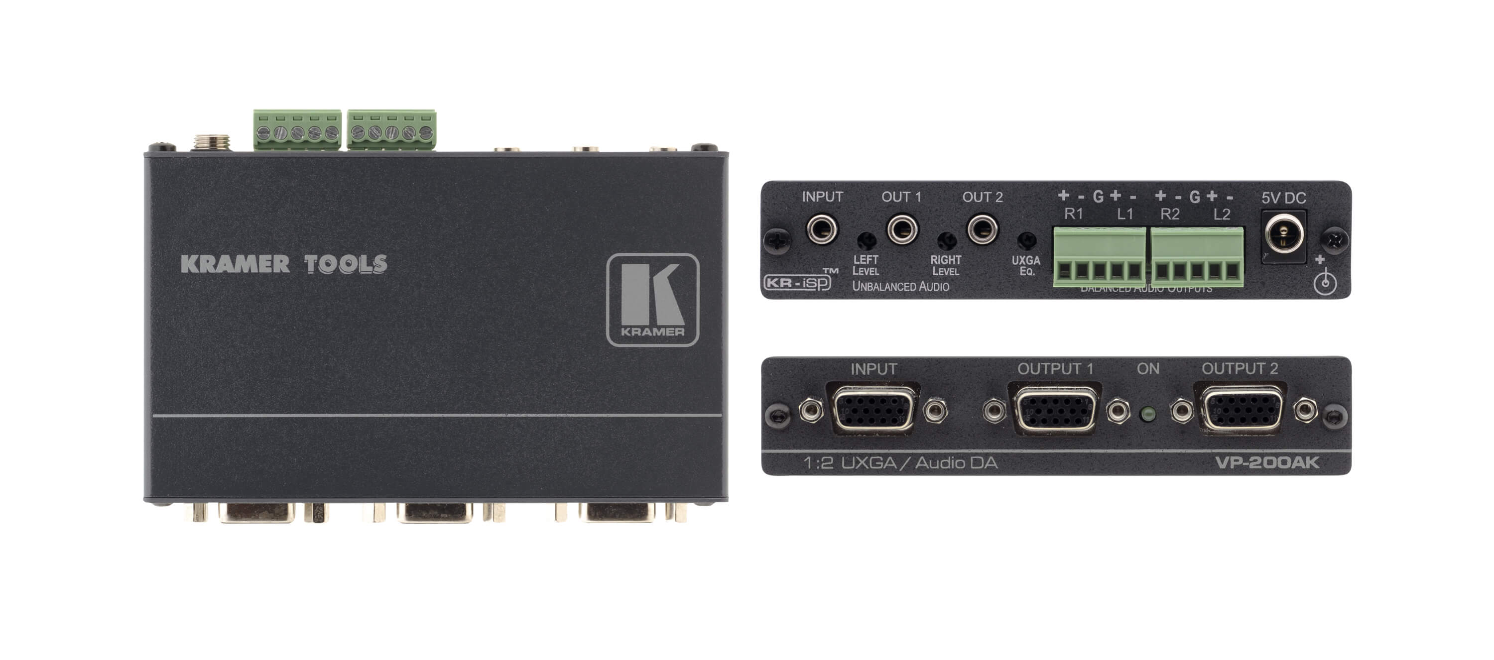 VP-200AK 1:2 Computer Graphics Video & Stereo Audio Distribution