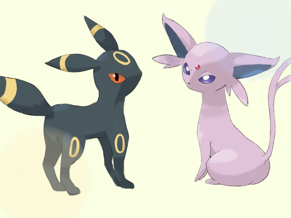 エーフィ&ブラッキー - ibisPaint