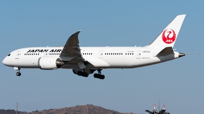 JA833J - Boeing 787-8 Dreamliner - Japan Airlines - Flightradar24