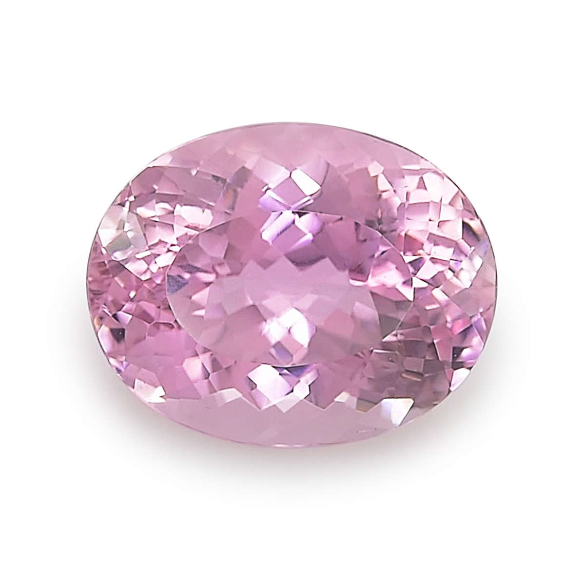 Natural Kunzite light pink color oval shape 25.14 carats / Jupitergem