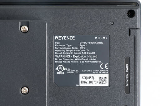 キーエンス タッチパネル VT3-V7 (VT3-E3付き) | 保守部品.com