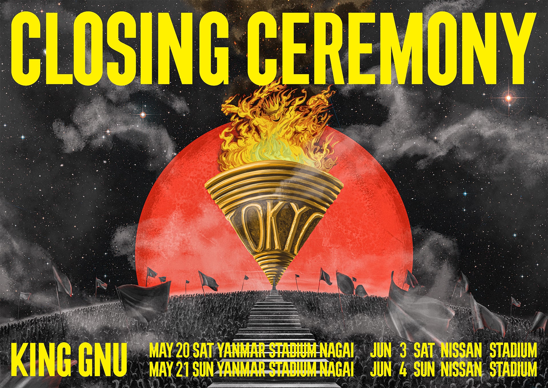 King Gnu Stadium Live Tour 2023 CLOSING CEREMONY チケット受付特設