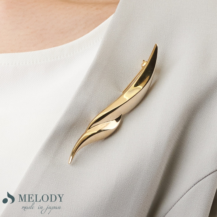 ブローチ ピン フェザー[品番：MLOA0002527]｜Melody Accessory