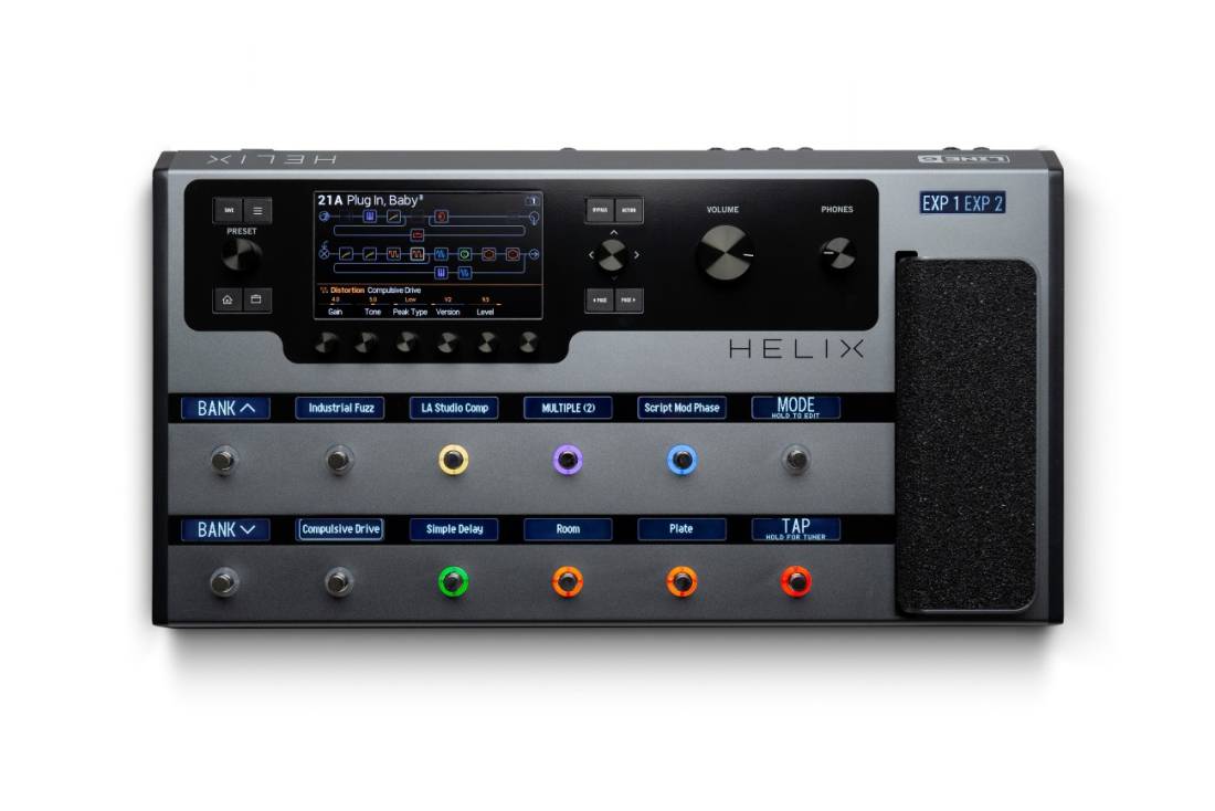 Line 6 Helix Floor Guitar Processor - Limited Edition Gray
