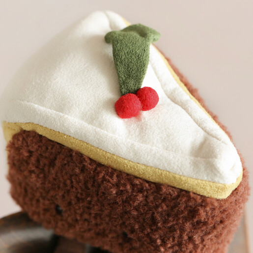 Amuseables Slice of Christmas Cake Soft Toy | Jellycat | Lisa Angel