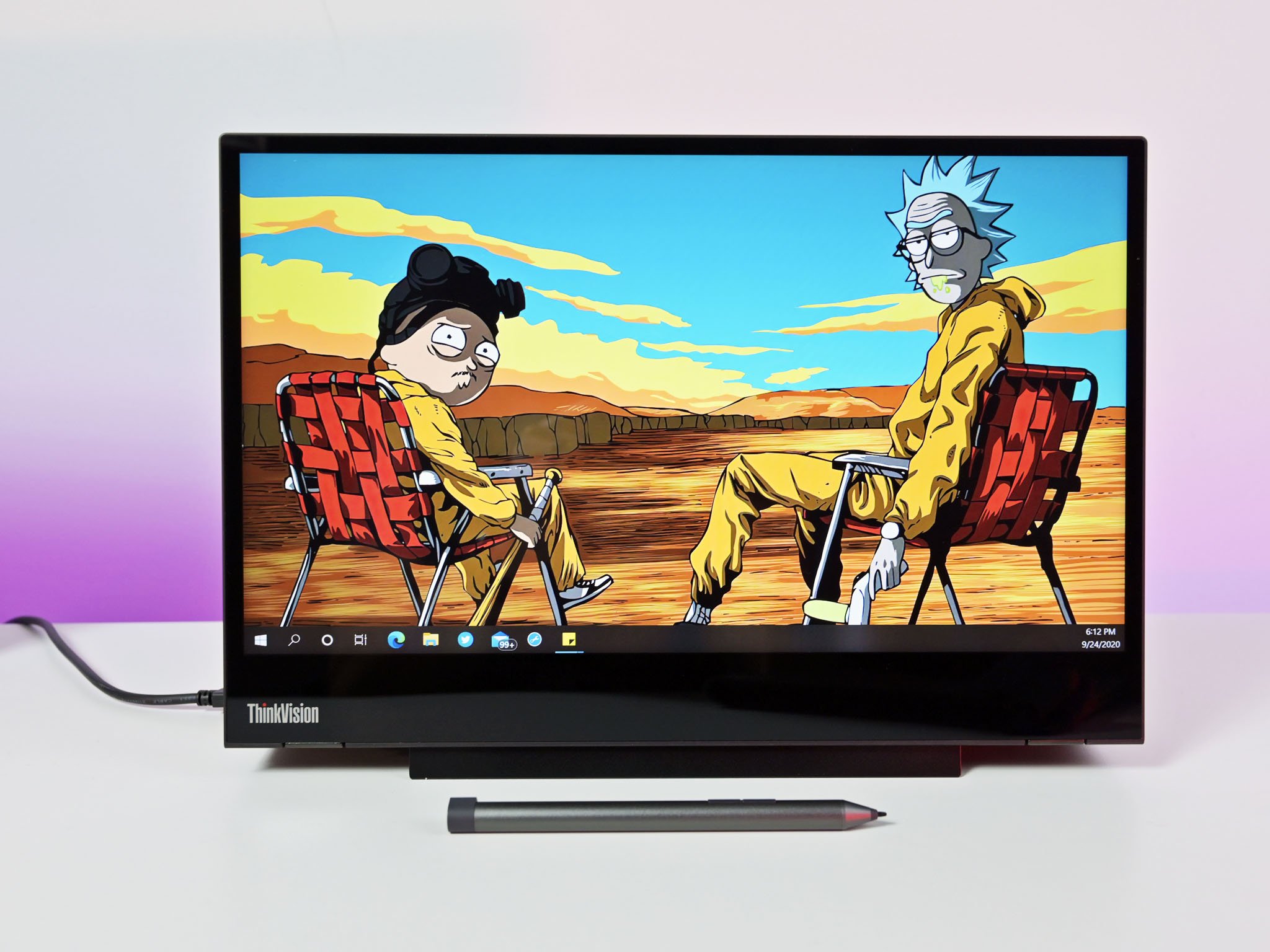 Lenovo ThinkVision M14t review: An ultra-light portable display