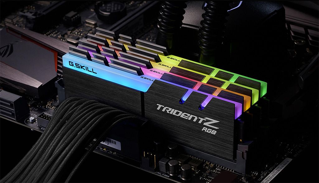 G.Skill's new Trident Z RAM puts on a customizable RGB light show