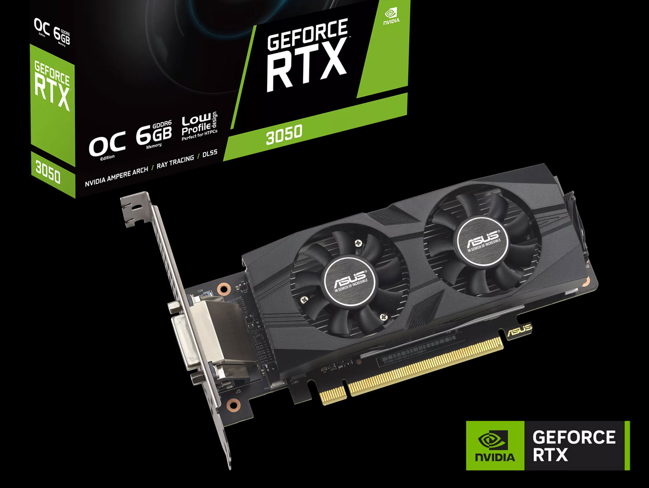 Asus GeForce RTX 3050 LP BRK 6GB graphics cards launched – low