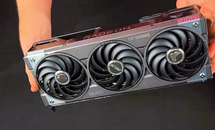 The Asus RX 9070 XT TUF Gaming has allegedly been unboxed