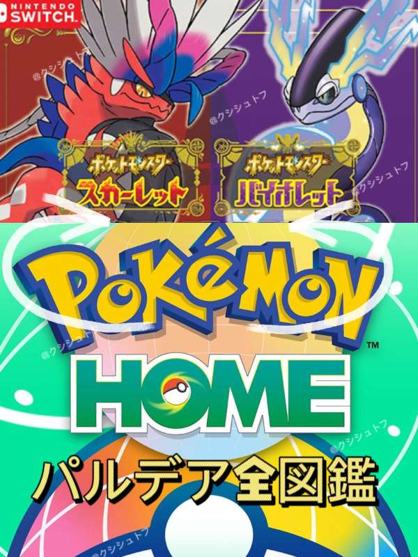 ポケモンSV（スカーレット・バイオレット） パルデア全図鑑1100匹以上+