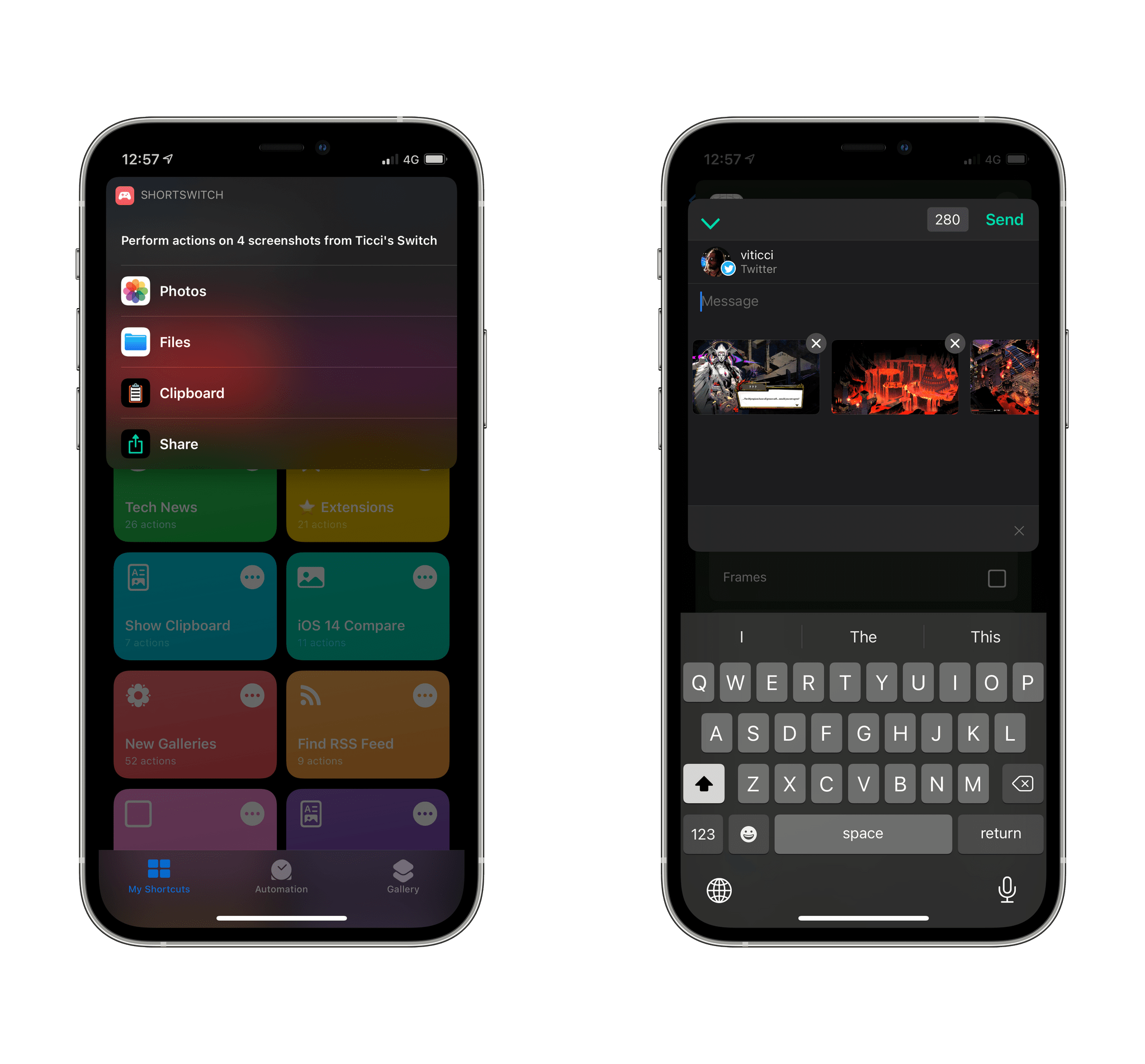 ShortSwitch: A Shortcut to Quickly Import Screenshots and Videos
