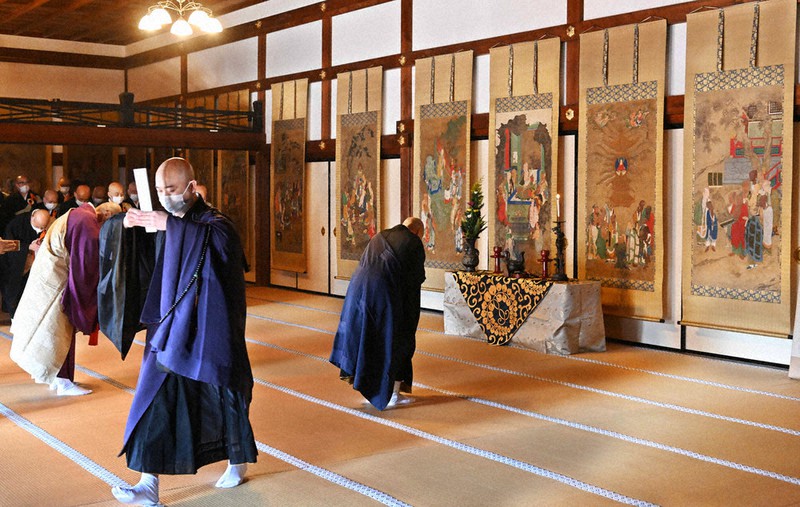 4工房連携で画期的成功 東福寺・重文「五百羅漢図」大修理 | 毎日新聞